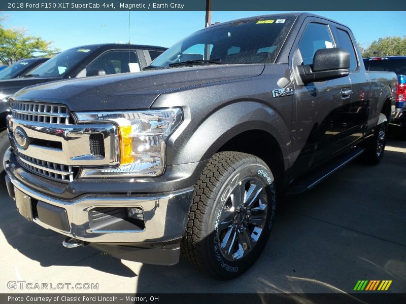 Magnetic / Earth Gray 2018 Ford F150 XLT SuperCab 4x4