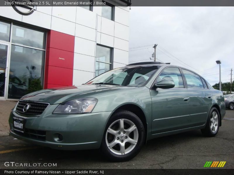 Mystic Emerald Metallic / Blond 2006 Nissan Altima 2.5 SL
