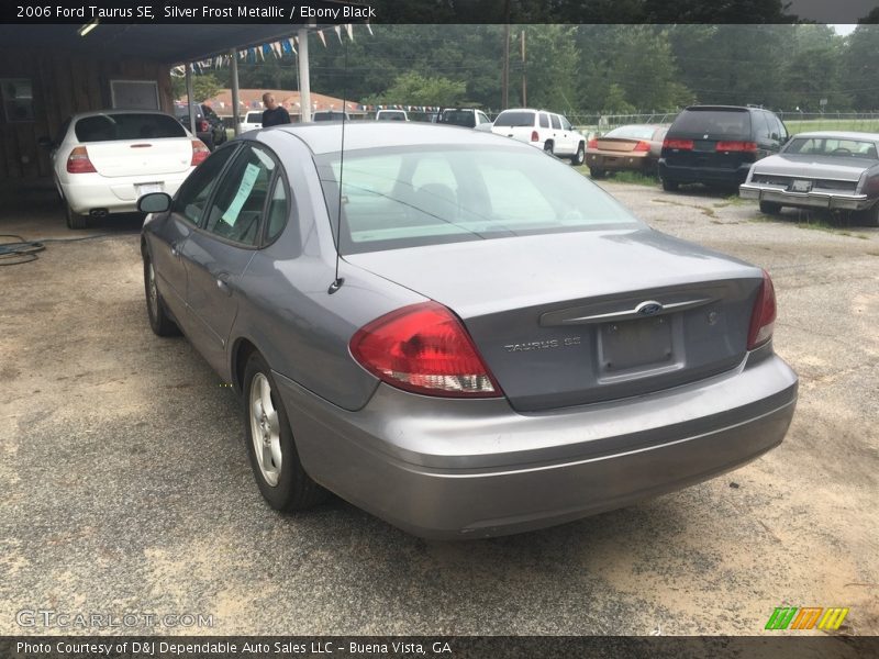 Silver Frost Metallic / Ebony Black 2006 Ford Taurus SE