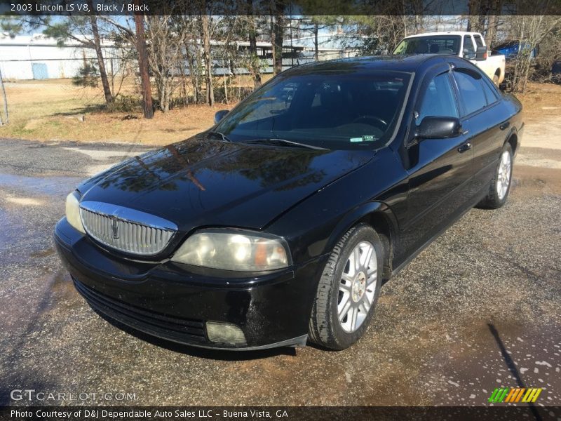 Black / Black 2003 Lincoln LS V8