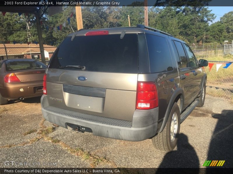 Harvest Gold Metallic / Graphite Grey 2003 Ford Explorer XLS 4x4