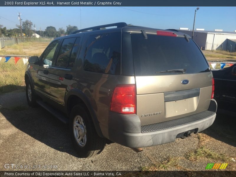 Harvest Gold Metallic / Graphite Grey 2003 Ford Explorer XLS 4x4