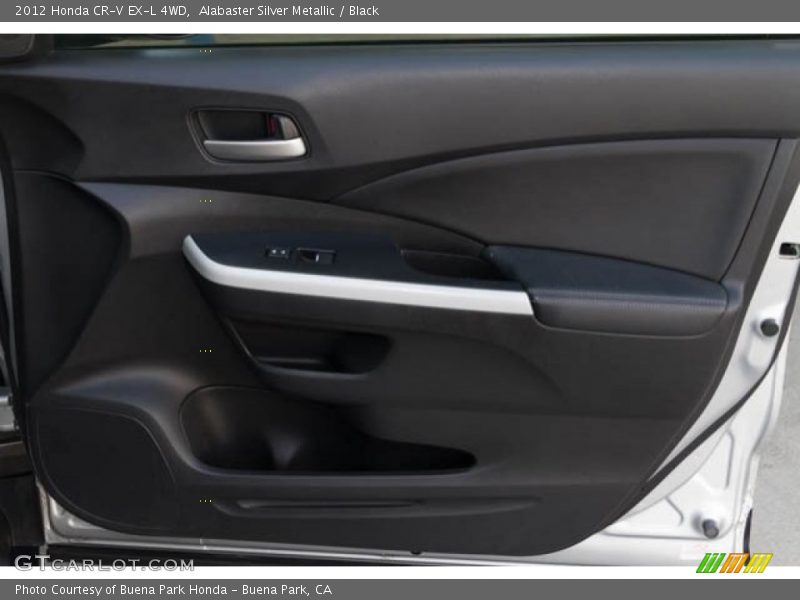Alabaster Silver Metallic / Black 2012 Honda CR-V EX-L 4WD