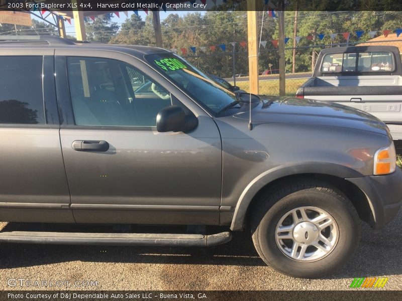 Harvest Gold Metallic / Graphite Grey 2003 Ford Explorer XLS 4x4