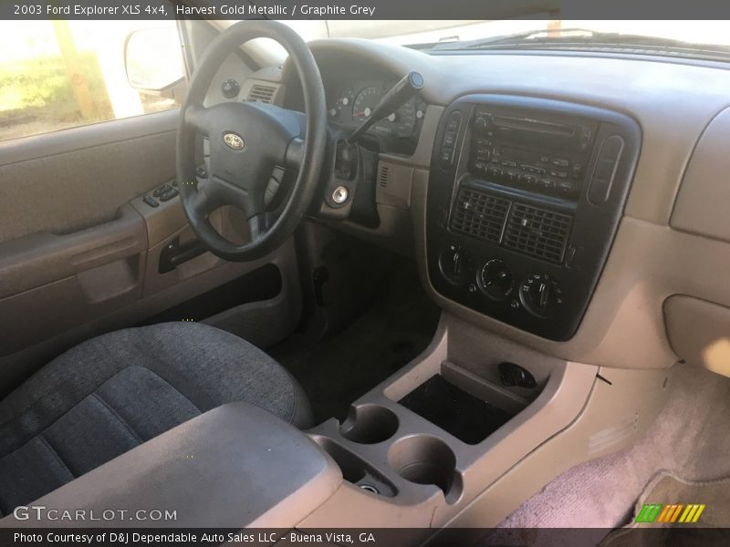 Harvest Gold Metallic / Graphite Grey 2003 Ford Explorer XLS 4x4