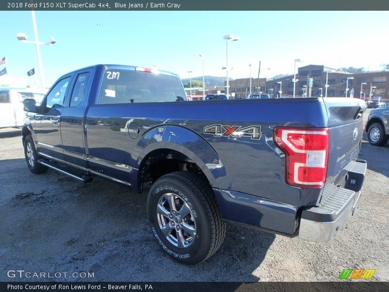 Blue Jeans / Earth Gray 2018 Ford F150 XLT SuperCab 4x4