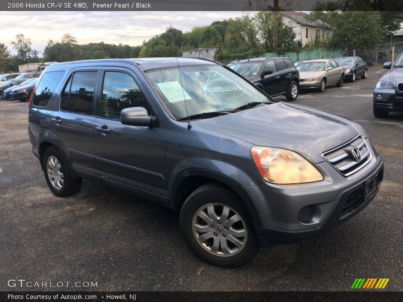 Pewter Pearl / Black 2006 Honda CR-V SE 4WD