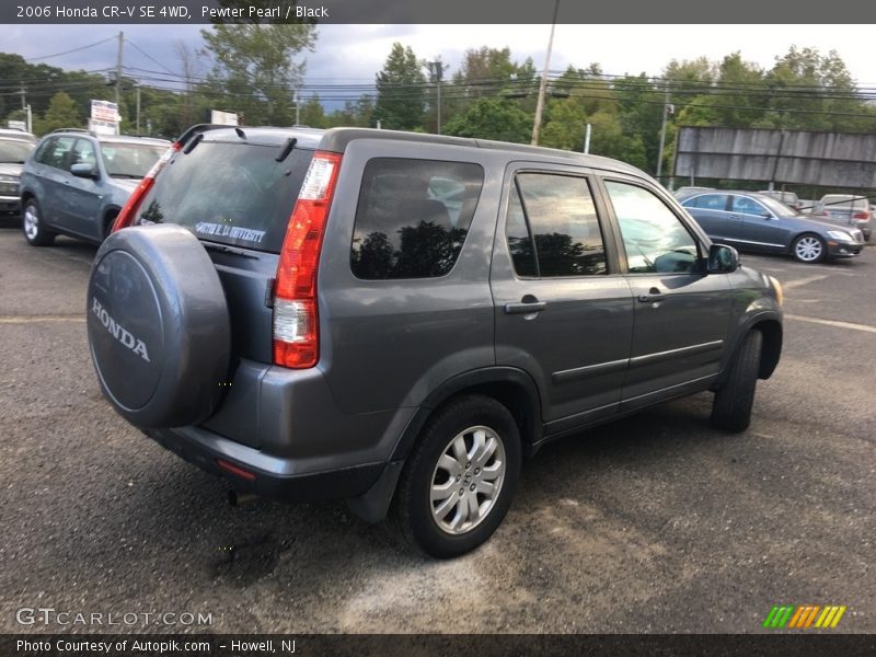 Pewter Pearl / Black 2006 Honda CR-V SE 4WD
