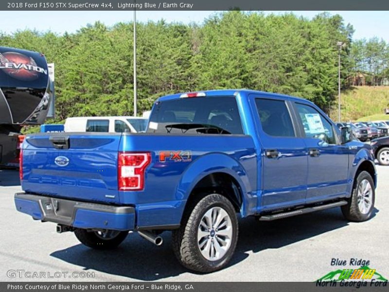 Lightning Blue / Earth Gray 2018 Ford F150 STX SuperCrew 4x4