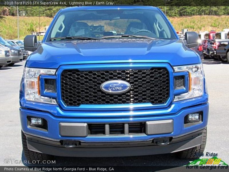 Lightning Blue / Earth Gray 2018 Ford F150 STX SuperCrew 4x4