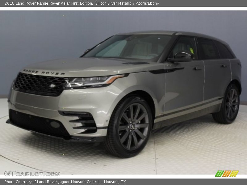 Silicon Silver Metallic / Acorn/Ebony 2018 Land Rover Range Rover Velar First Edition