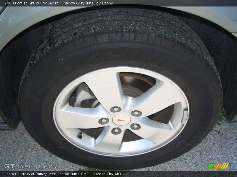 Shadow Gray Metallic / Ebony 2008 Pontiac Grand Prix Sedan