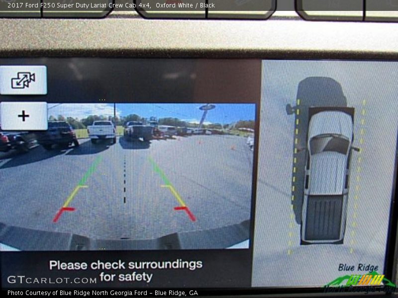 Oxford White / Black 2017 Ford F250 Super Duty Lariat Crew Cab 4x4
