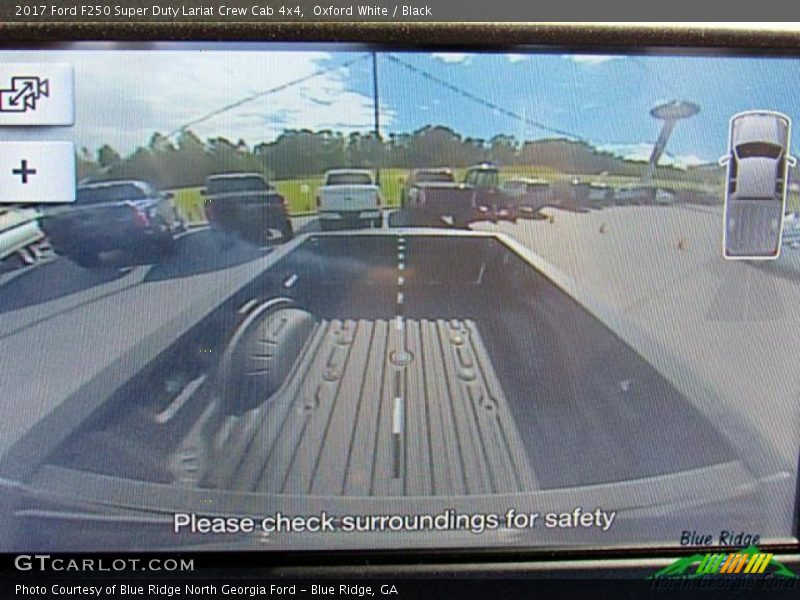Oxford White / Black 2017 Ford F250 Super Duty Lariat Crew Cab 4x4