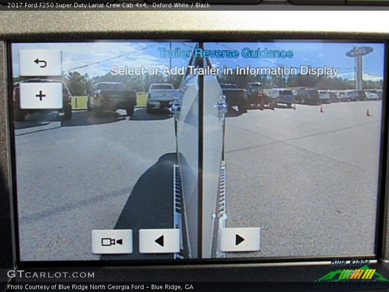 Oxford White / Black 2017 Ford F250 Super Duty Lariat Crew Cab 4x4