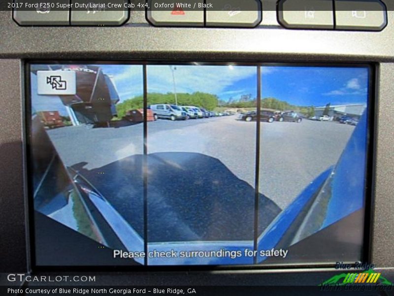Oxford White / Black 2017 Ford F250 Super Duty Lariat Crew Cab 4x4