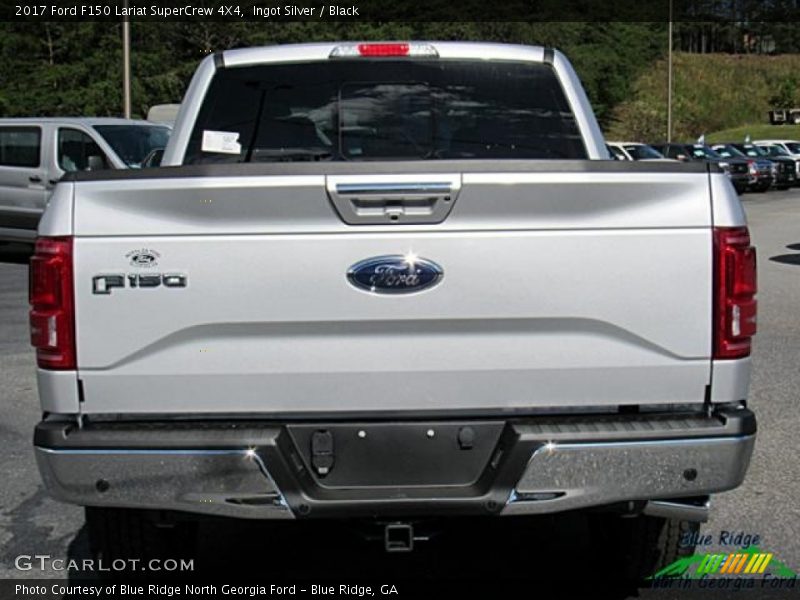 Ingot Silver / Black 2017 Ford F150 Lariat SuperCrew 4X4