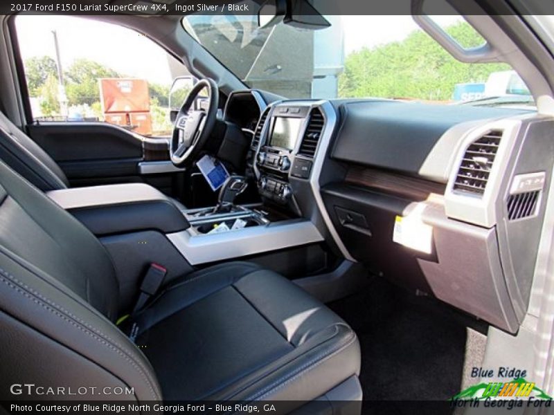 Ingot Silver / Black 2017 Ford F150 Lariat SuperCrew 4X4