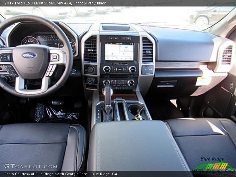 Ingot Silver / Black 2017 Ford F150 Lariat SuperCrew 4X4