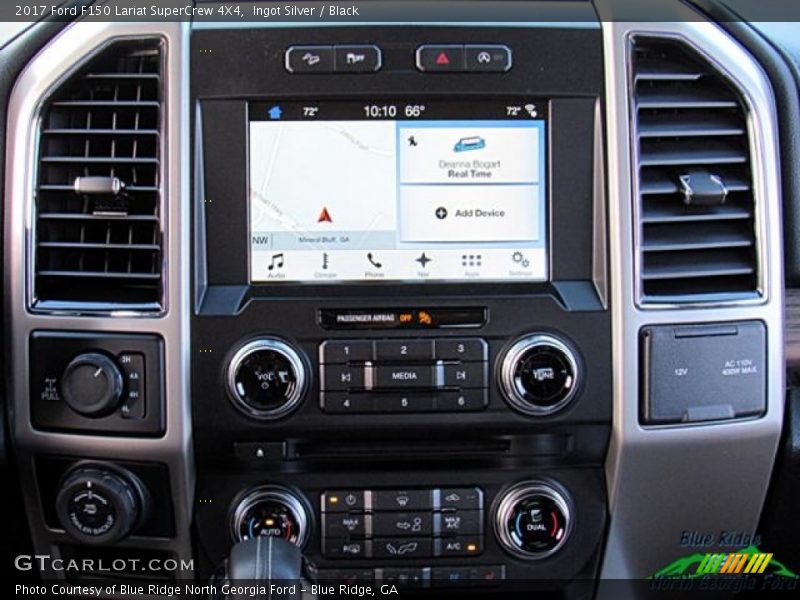 Ingot Silver / Black 2017 Ford F150 Lariat SuperCrew 4X4