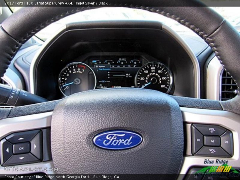 Ingot Silver / Black 2017 Ford F150 Lariat SuperCrew 4X4