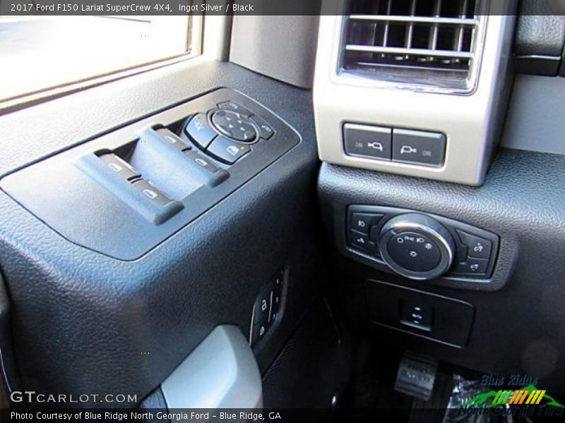 Ingot Silver / Black 2017 Ford F150 Lariat SuperCrew 4X4