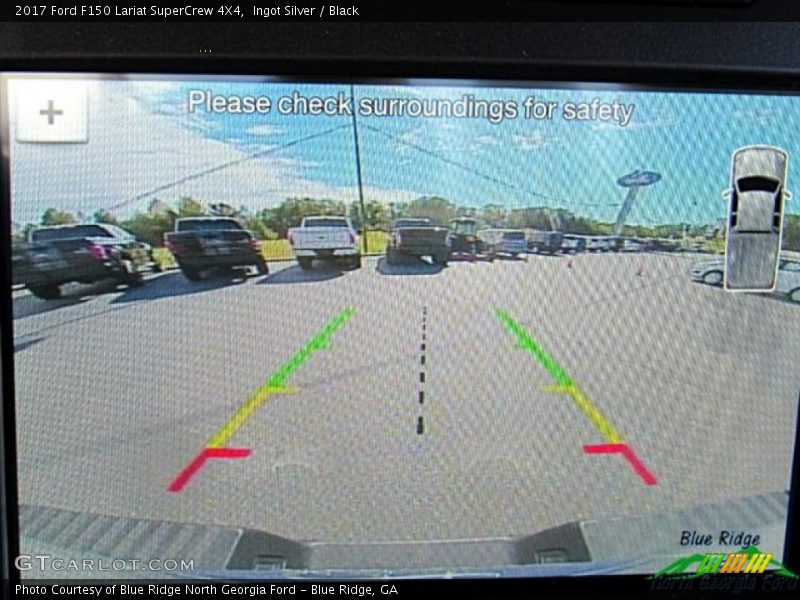 Ingot Silver / Black 2017 Ford F150 Lariat SuperCrew 4X4