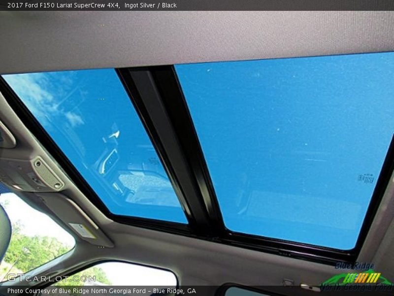 Ingot Silver / Black 2017 Ford F150 Lariat SuperCrew 4X4