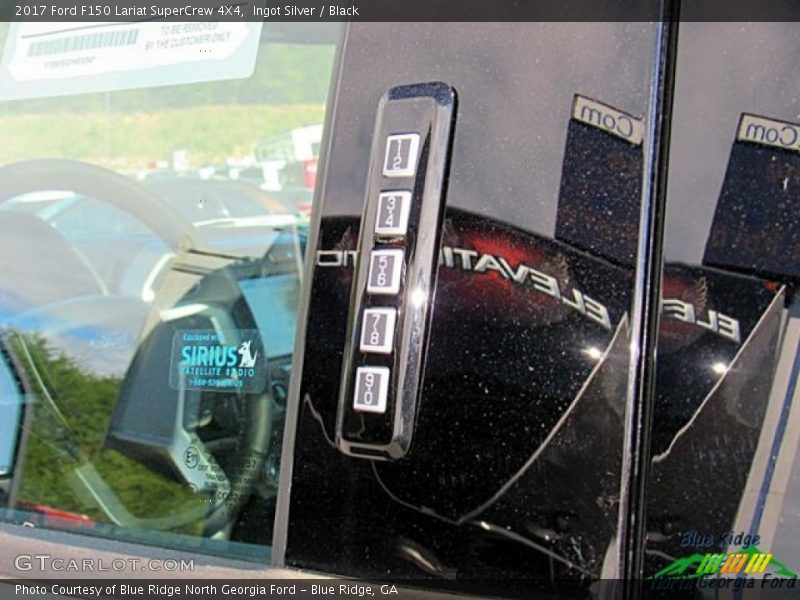 Ingot Silver / Black 2017 Ford F150 Lariat SuperCrew 4X4