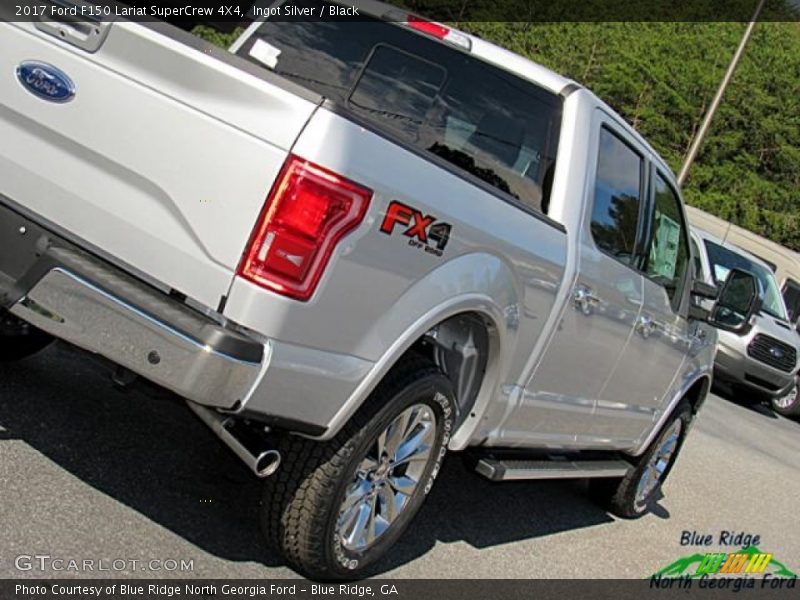 Ingot Silver / Black 2017 Ford F150 Lariat SuperCrew 4X4