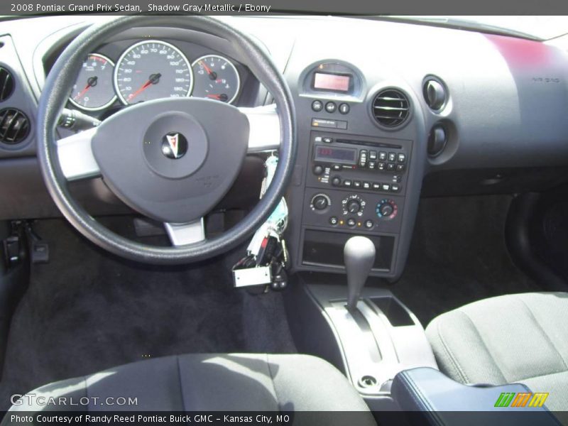 Shadow Gray Metallic / Ebony 2008 Pontiac Grand Prix Sedan