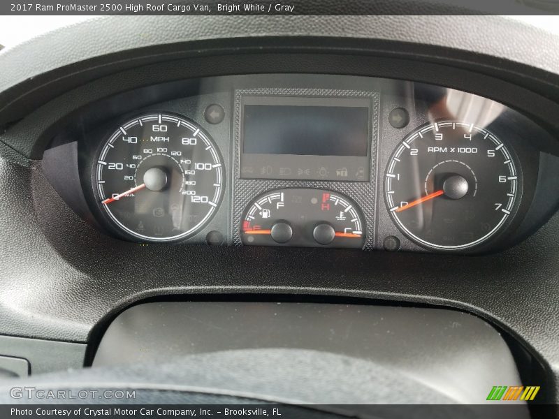 Bright White / Gray 2017 Ram ProMaster 2500 High Roof Cargo Van