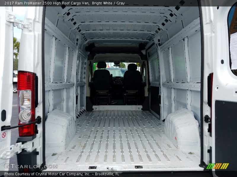 Bright White / Gray 2017 Ram ProMaster 2500 High Roof Cargo Van
