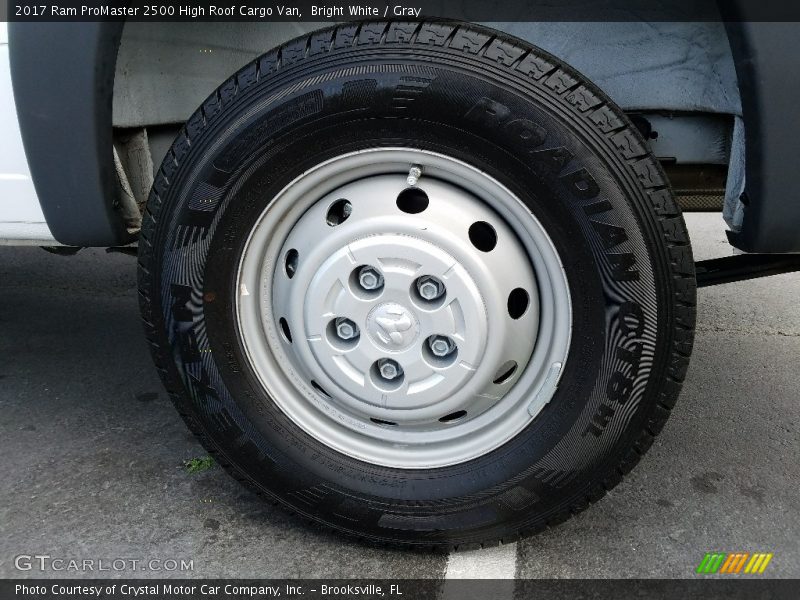 Bright White / Gray 2017 Ram ProMaster 2500 High Roof Cargo Van
