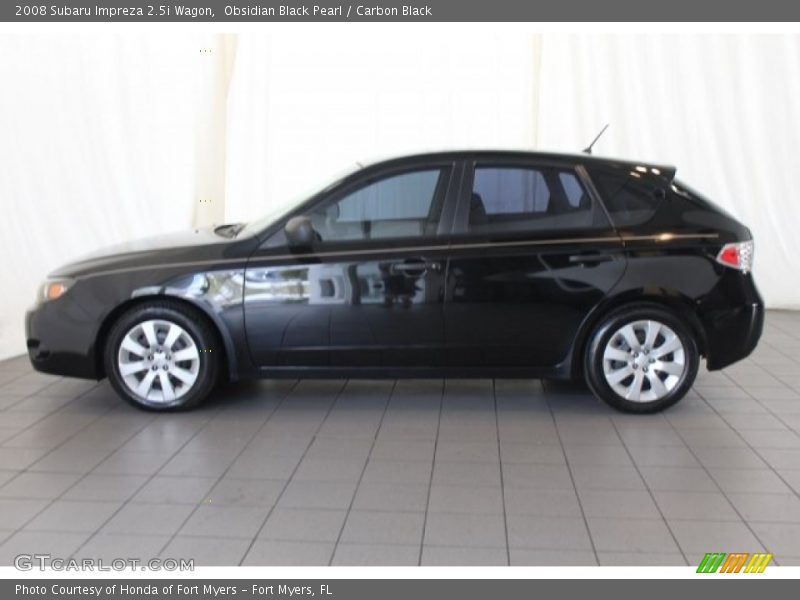 Obsidian Black Pearl / Carbon Black 2008 Subaru Impreza 2.5i Wagon