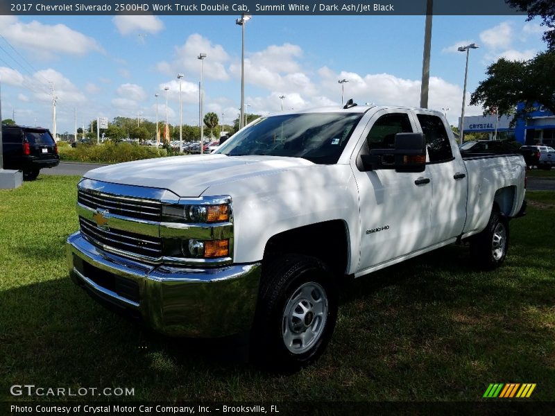 Summit White / Dark Ash/Jet Black 2017 Chevrolet Silverado 2500HD Work Truck Double Cab