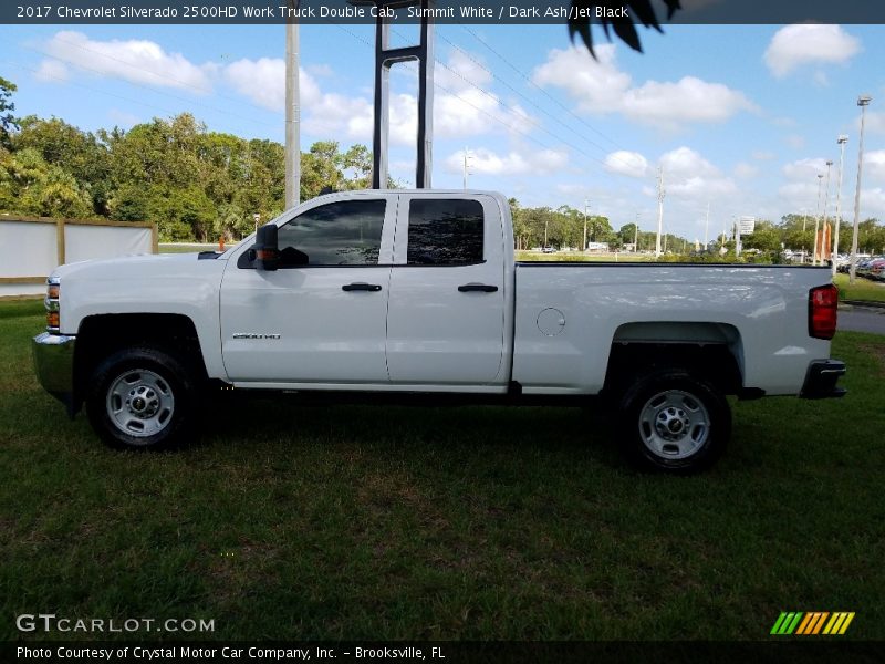 Summit White / Dark Ash/Jet Black 2017 Chevrolet Silverado 2500HD Work Truck Double Cab