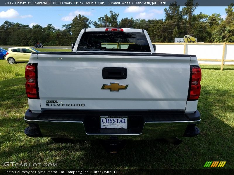 Summit White / Dark Ash/Jet Black 2017 Chevrolet Silverado 2500HD Work Truck Double Cab