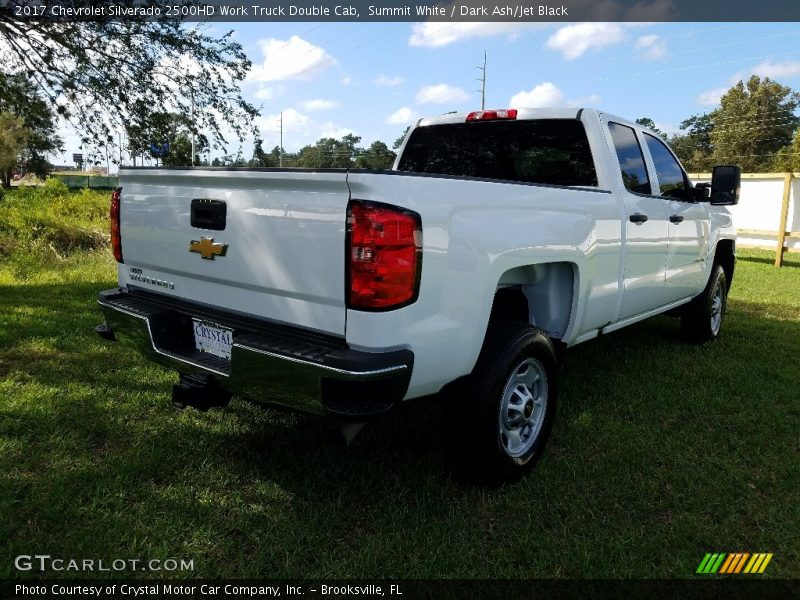 Summit White / Dark Ash/Jet Black 2017 Chevrolet Silverado 2500HD Work Truck Double Cab