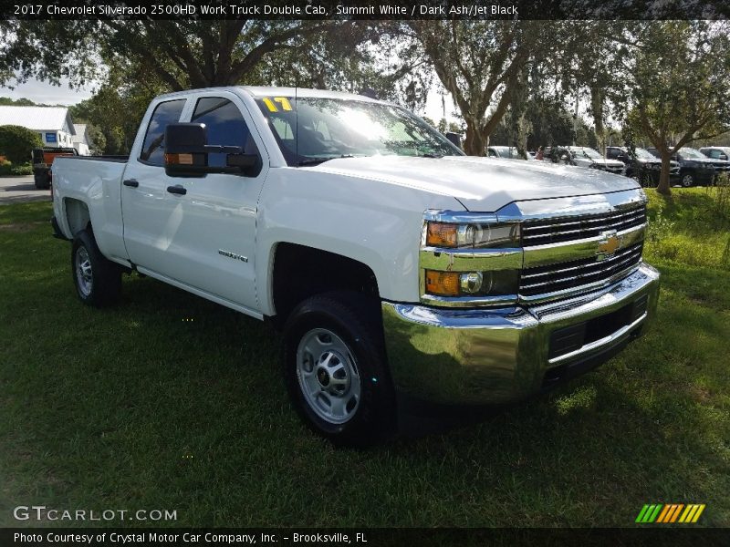 Summit White / Dark Ash/Jet Black 2017 Chevrolet Silverado 2500HD Work Truck Double Cab