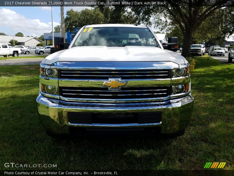Summit White / Dark Ash/Jet Black 2017 Chevrolet Silverado 2500HD Work Truck Double Cab