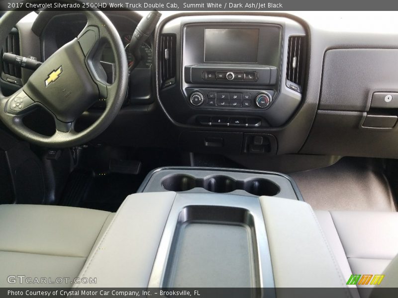 Summit White / Dark Ash/Jet Black 2017 Chevrolet Silverado 2500HD Work Truck Double Cab