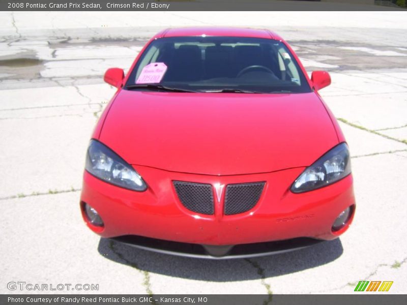 Crimson Red / Ebony 2008 Pontiac Grand Prix Sedan