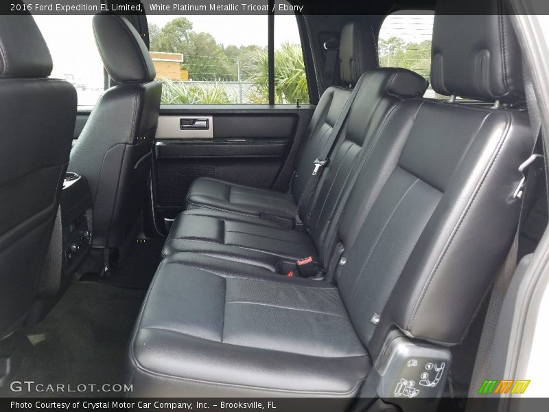 White Platinum Metallic Tricoat / Ebony 2016 Ford Expedition EL Limited