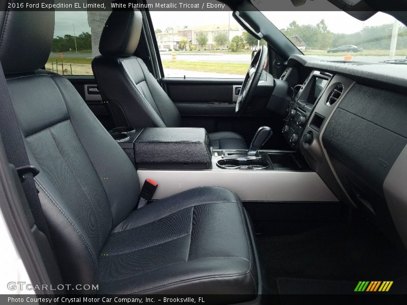 White Platinum Metallic Tricoat / Ebony 2016 Ford Expedition EL Limited