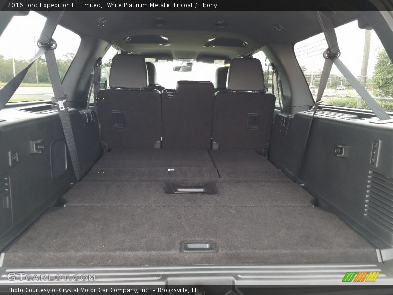 White Platinum Metallic Tricoat / Ebony 2016 Ford Expedition EL Limited