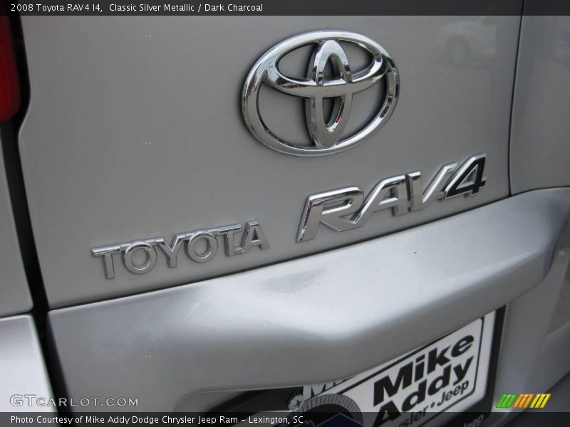 Classic Silver Metallic / Dark Charcoal 2008 Toyota RAV4 I4