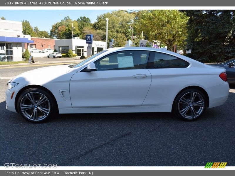 Alpine White / Black 2017 BMW 4 Series 430i xDrive Coupe