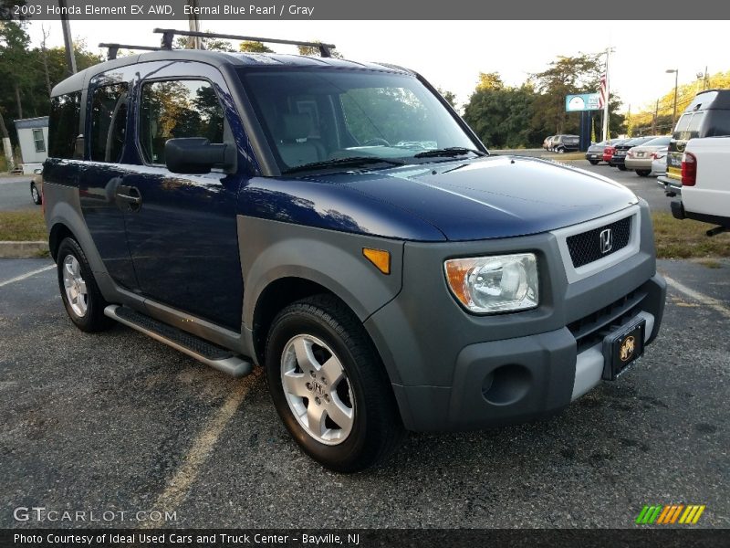 Eternal Blue Pearl / Gray 2003 Honda Element EX AWD