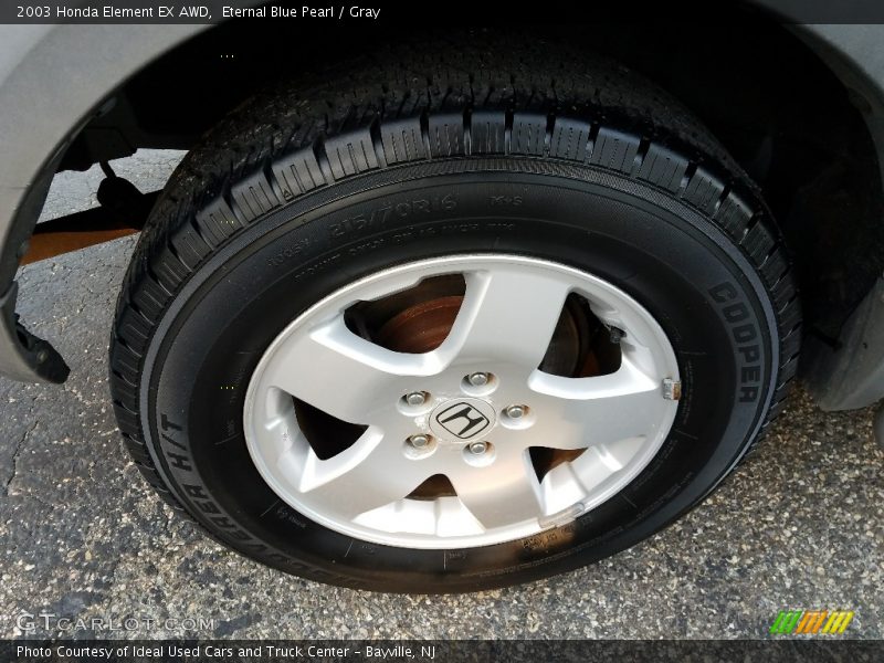 Eternal Blue Pearl / Gray 2003 Honda Element EX AWD